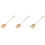 3Pcs Multi-Functional Copper Tea Spade Decorative Tea House Accessory 10