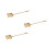 3Pcs Multi-Functional Copper Tea Spade Decorative Tea House Accessory 9