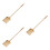 3Pcs Multi-Functional Copper Tea Spade Decorative Tea House Accessory 6
