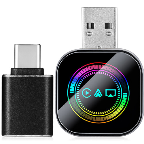 Multi Metal Glass Car Wireless Adapter Kit for Phone Connection
