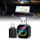 Multi Metal Glass Car Wireless Adapter Kit for Phone Connection 9