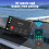 Multi Metal Glass Car Wireless Adapter Kit for Phone Connection 6