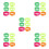 30Pcs Multicolor Three Legged Race Ties Elastic Rope Straps for Kids 6