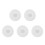 5Pcs Durable Silicone Tracer Protector Case White Soft Cover for Pets 5
