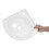 2Pcs Small Plastic Wall Hung Washbasin Ideal for Tiny Bathroom 11