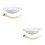 2Pcs Small Plastic Wall Hung Washbasin Ideal for Tiny Bathroom 5