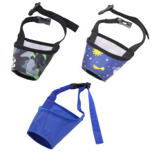 6Pcs Oxford Cloth Dog Mouth Cover Anti-Bite Adjustable Pet Accessory