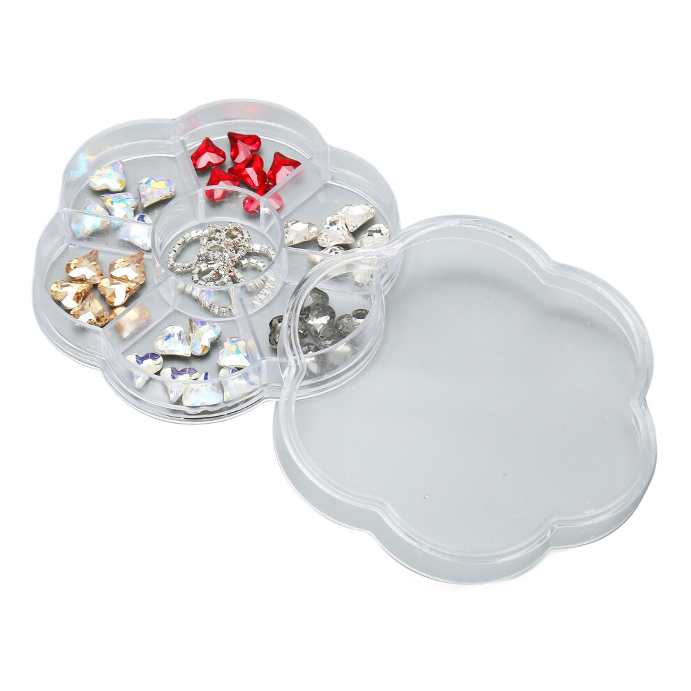 1 Box Harz Nail Art Ornamente glÃ¤nzende Nagel