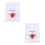 2Sets Hands-Only Cpr Training Model Heart Compression Aid for Students 6