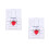 2Sets Hands-Only Cpr Training Model Heart Compression Aid for Students 7