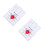 2Sets Hands-Only Cpr Training Model Heart Compression Aid for Students 8