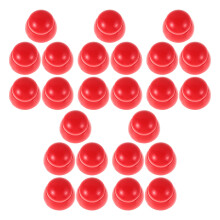 100Pcs Red Plastic Screw Cap Nuts Playground Safety Protective Covers