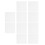 30Pcs White Cotton Fabric Squares for Cross Stitch DIY Sewing Projects 3