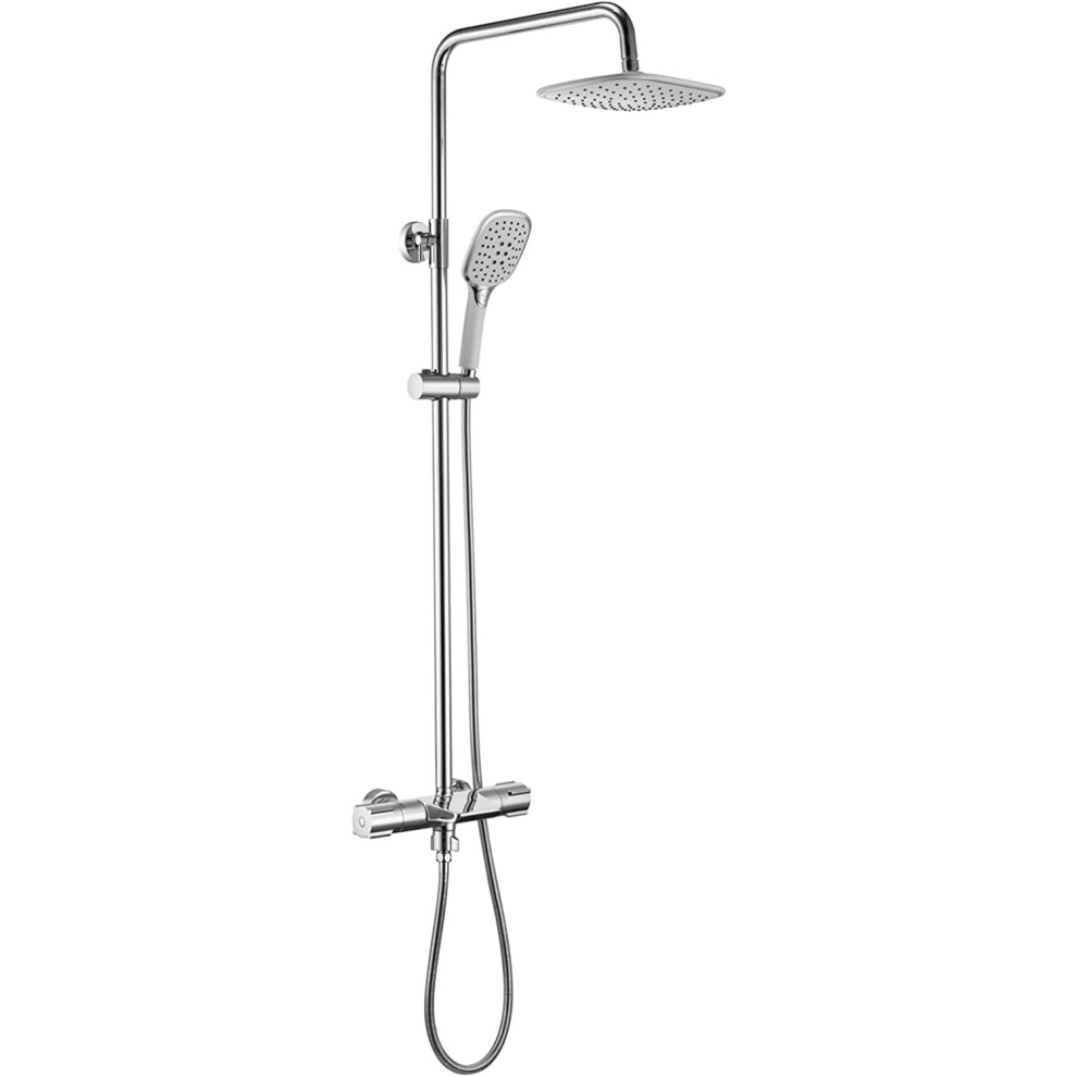 Shower System Set With Shower Head, Hose, Faucet, Rain And Handheld Shower 9189345538964