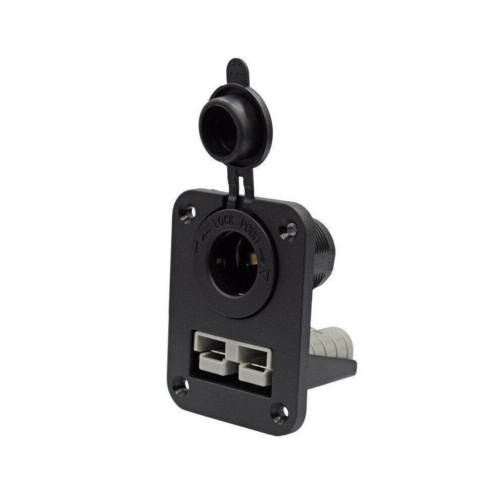 For Anderson Plug C-Igarette Lighter Socket Charger Flush Mount Recessed Plate For Caravan Boat Truck 6032654957861
