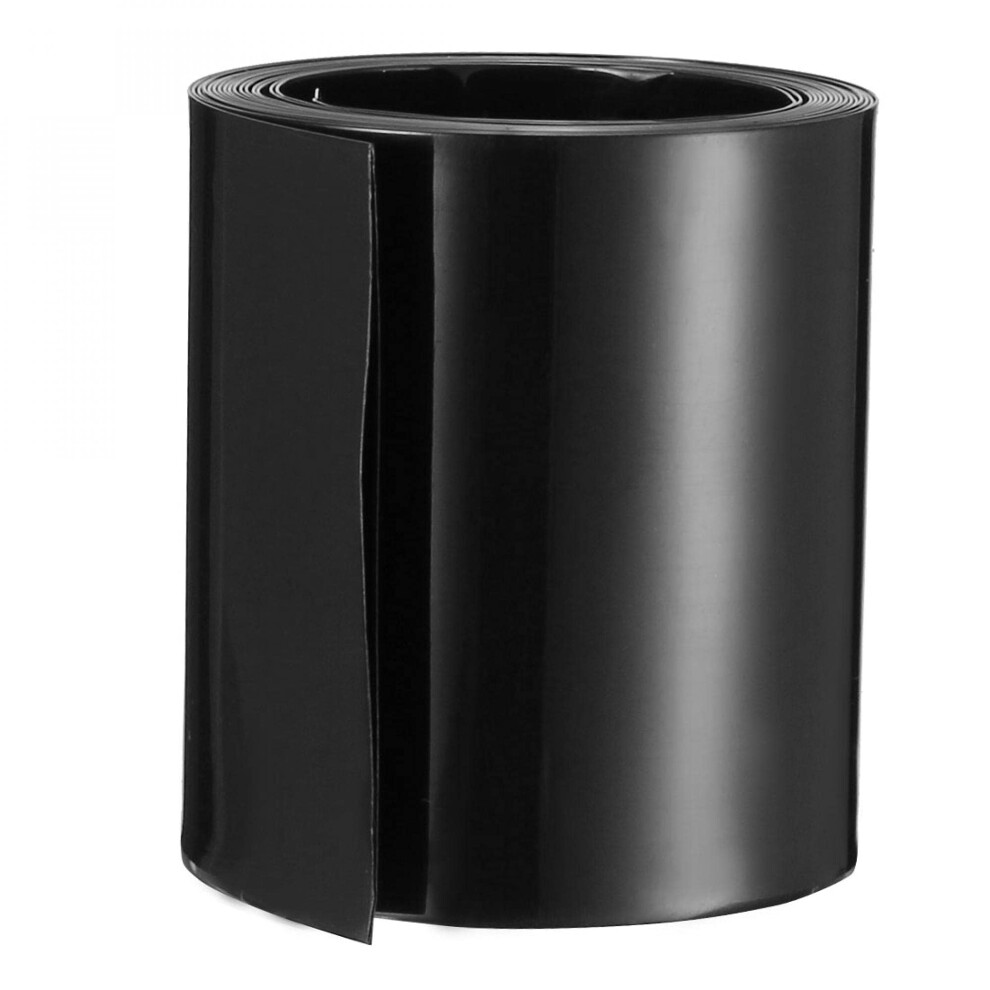 18650 Battery Heat Shrink Tubing Pvc Wrap 50Mm Wide 2M Black Temp Resistant 9189345539053