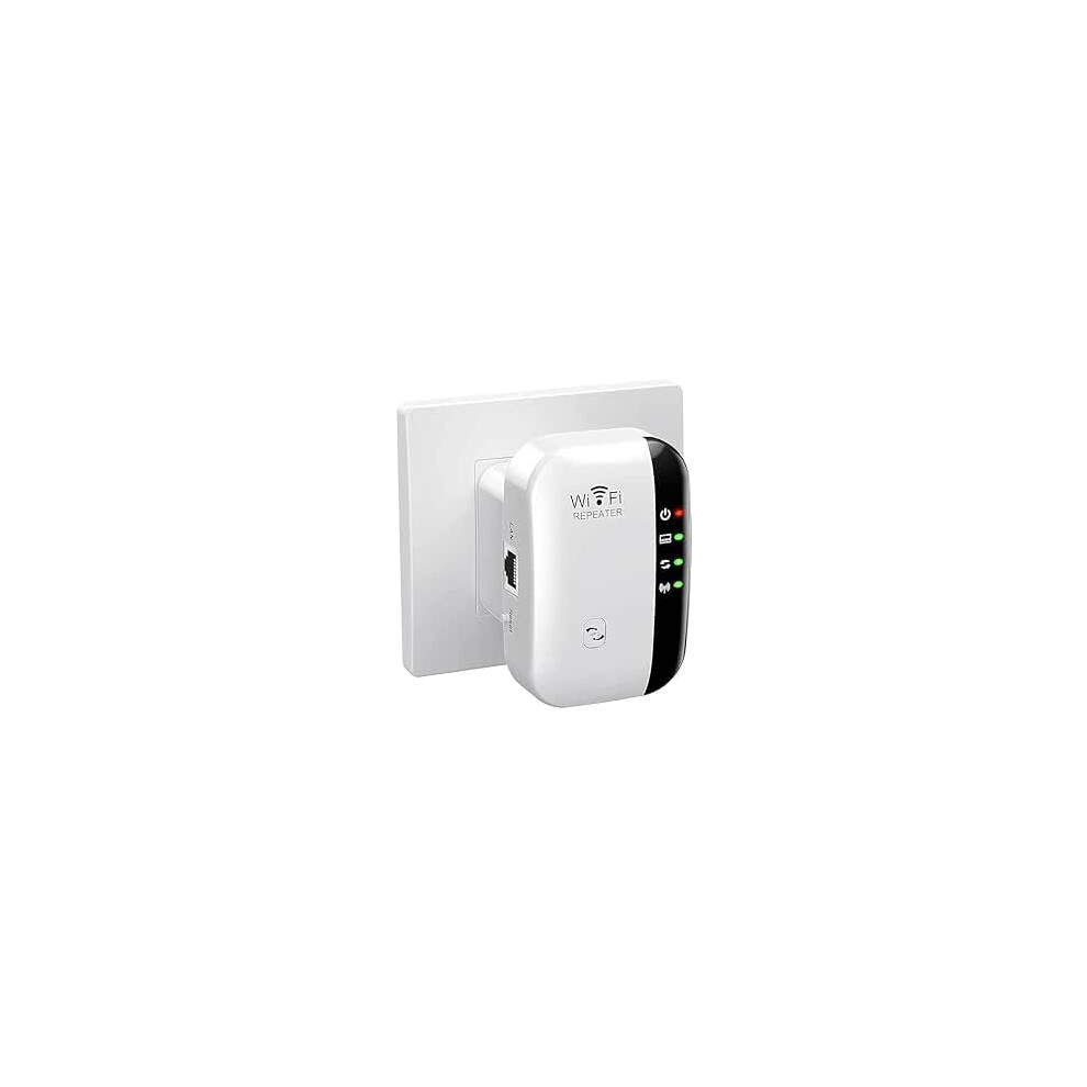 Wifi Booster Model, Extender And Repeater, Covers 3600 Sq Ft, 45 Devices, Ethernet Port, Quick Setup, White 9347817387728