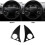 Kolfiberknappar för Ratten för - C Class W204 2007-2010 3