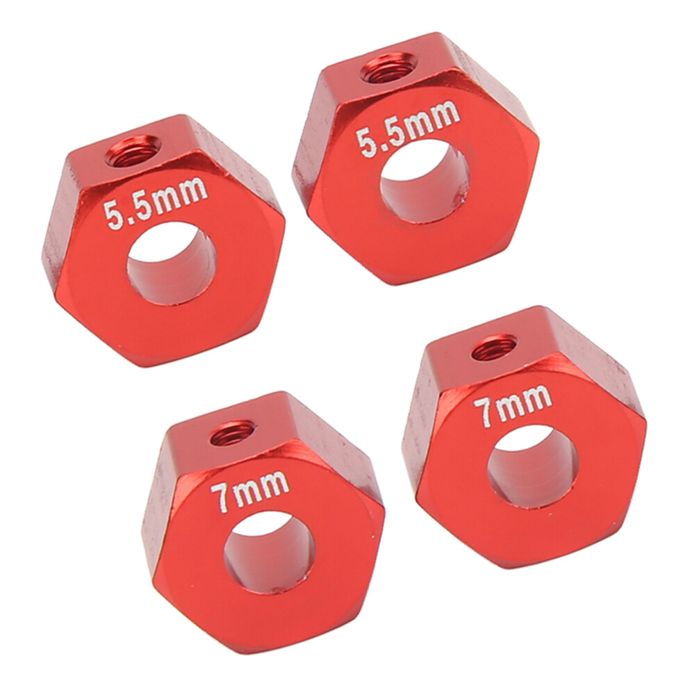 Aluminium Alloy Rc Wheel Hub Set 12Mm Diameter 5.5Mm & 7Mm Thickness 3311375055135