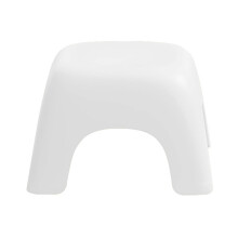 Simple Small Home Round And Comfortable Kids Round Stool For Bathroom And Playroom Girls White 25.2 X 25.2 X 16 cm