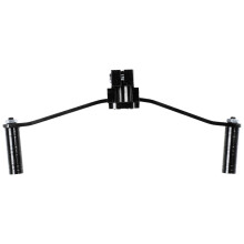Universal Motorrad Aluminium Dual / 2 Weg Schalt Hebel Fuß Stütze Pedal Shifter Motorrad Zubehör (Schwarz)