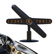 Car Temporary Parking Number Plate with Rotatable Privacy Design and Strong Windshield Adhesion