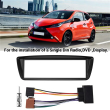 Auto Radio Fascia Panel Frame 1 Din CD DVD Dash Audio Innen Verkleidung für C1 für Aygo für 107
