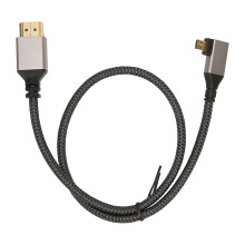 HDMI Adapter Cable, 90 Degree Left Angle Ultra Thin Design Ensures Limited Space Connection, Stable Signal Transmission For Enhanced Multimedia