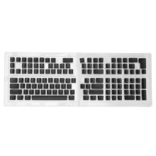 Double Shot PU Translucent Keycap Set, 129 toetsen OEM-profiel PBT-materiaal keycaps die doorschijnen, DIY Custom
