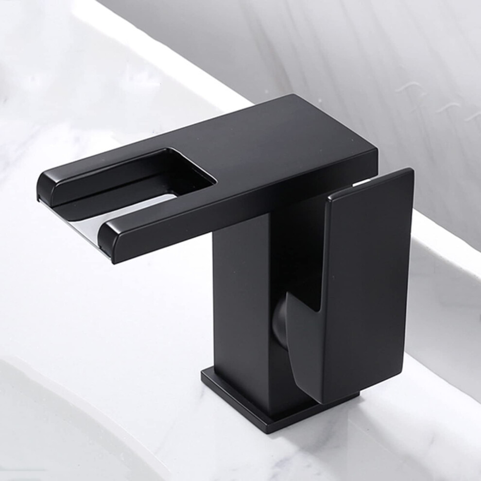 Waterfall Tap Led, 3Color Changing Lavatory Vanity Faucet, Chrome 9189345539749