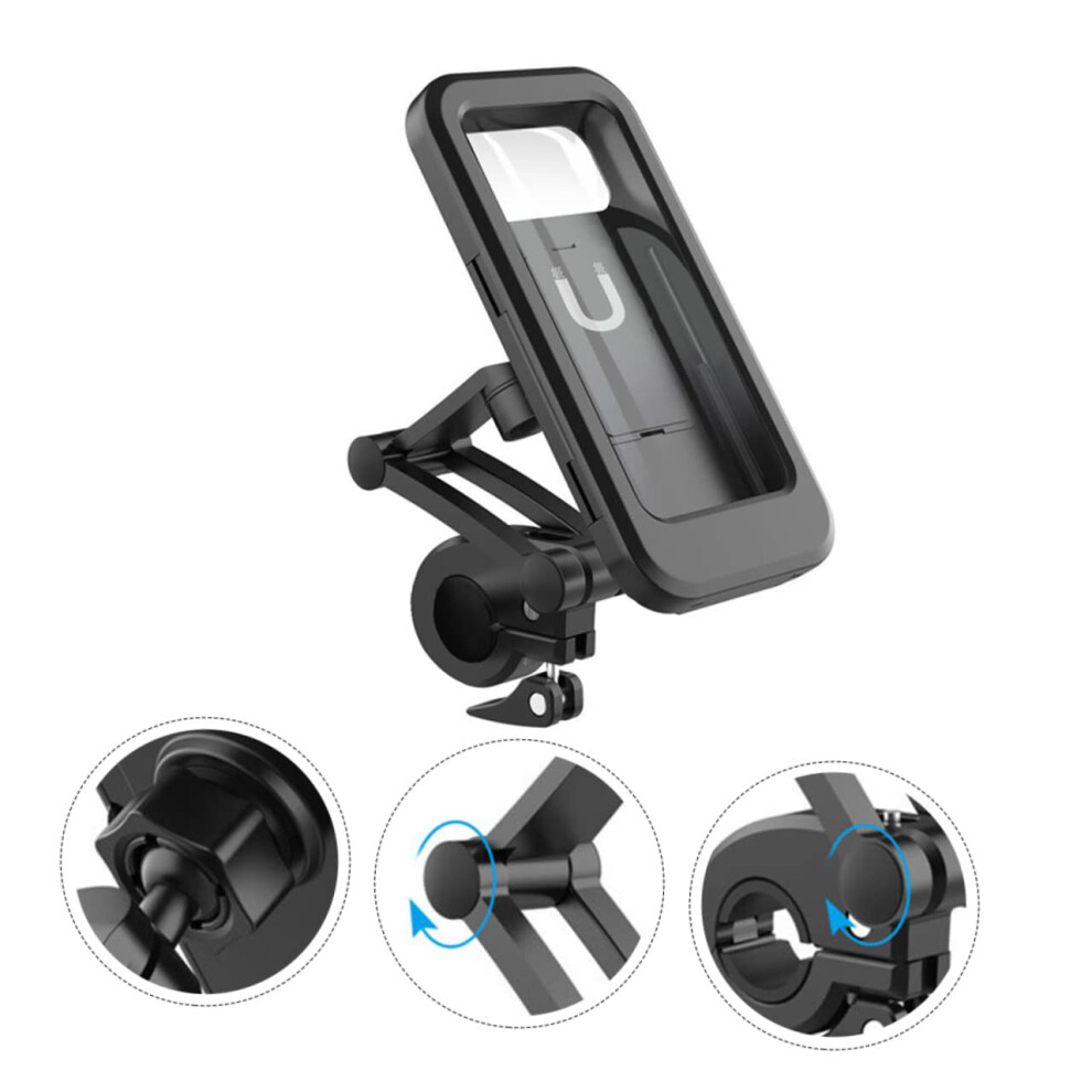 Universal Bike Phone Mount With Secure Antislip Grip, Shockproof Motorcycle Handlebar Holder 9199774963541