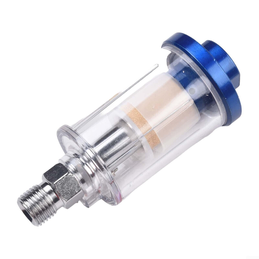 Air Regulator Gauge Inline Oil Water Trap Filter Pneumatic Tools Airbrush Painting 1/4Inch Copper Moisture Separator 9382693097255
