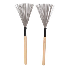 Stahlwire-Fasswagenpinselset mit Holzgriff für Percussioninstrumente