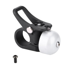 Electric Scooter Bells Weatherproof Lightweight Compact Silver Easy Install For Everyday Use