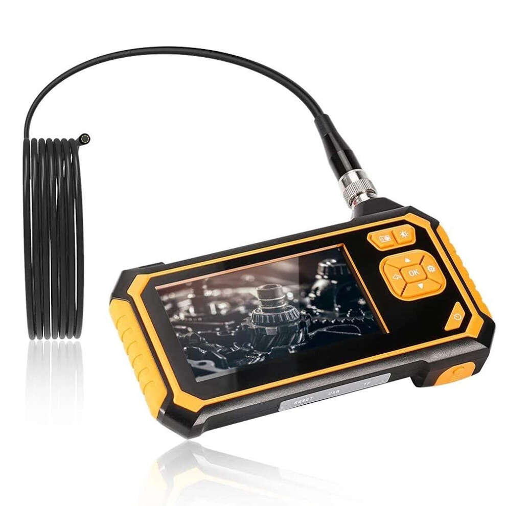 8Mm Duallens Industrial Endoscope 4.3 Inch Ips Screen Sewer Drain Inspection Camera Borescope With 6 Leds 1M Cable 9199774965200
