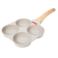 Non Stick Egg Frying Pan 4 Cup Omelette Cooker with Even Heat and Easy Clean for Breakfast