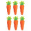 6Pcs Easter Tableware Utensil Holder,Carrot Knifes and Fork Bag Dining Room Table Decor,Easter Table Decoration for Fork 2