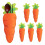 6Pcs Easter Tableware Utensil Holder,Carrot Knifes and Fork Bag Dining Room Table Decor,Easter Table Decoration for Fork 7