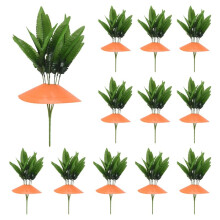 12 STUKS Pasen Wortel Tuin Staak Wortel Decoratief, Wortelen Tuin Decor, Tuin Teken Wortel Decoratieve Tuin Staak