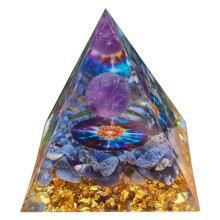 C PiráMide Adornos CrystalEnergy Generador OrgóN PiráMide para E-EnergíA ProteccióN CuracióN MeditacióN Cristal Chakra