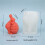 A DIY Cute Rabbit Candle Making Tool Plaster Doll Gift Easter Egg Soap Silicone Mould Chocolate Cake Decor 8