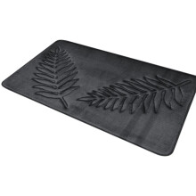 Memory Foam Bath Rugs Leaf Bath Mat Non-Slip Strong Water Absorbent Microfiber Bath Mat Rug Water Absorbent Bath Rugs E