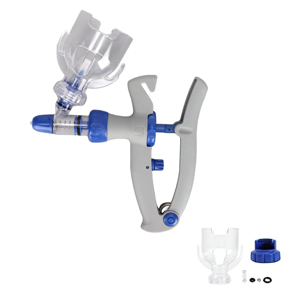 Cattle Syringe Gun Injector Adjustable Veterinary 10ml 20ml 30ml 50ml Automatic Livestock Syringe Multifunction Vet Tool
