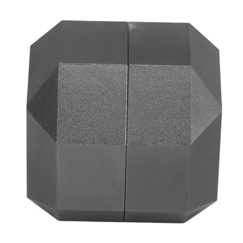 Octagonal Aluminum Billiard Chalk Holder, 2-Layer, 59g, Black 2