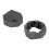 Octagonal Aluminum Billiard Chalk Holder, 2-Layer, 59g, Black 8