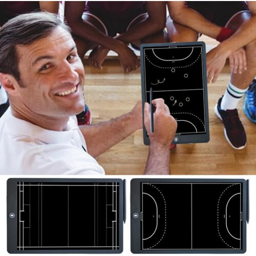 Electronic Coaching Board 16Inch LCD Screen, Lock Function, Strategy Marker Board For Basketball, Vertical Orientation 1