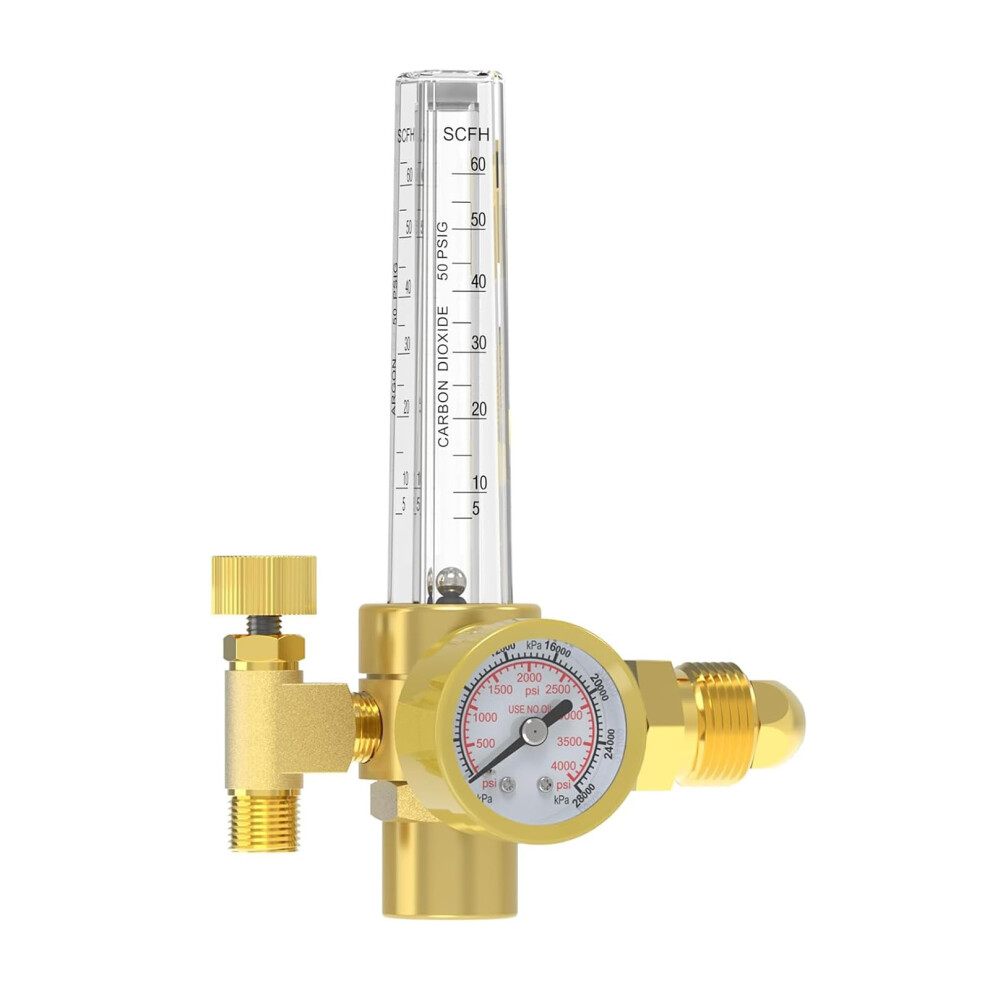 Argon Co2 Regulator Gauge For Tig Welding, Stable Pressure Regulation, Precision Gas Control, Metal Fabrication 9382693100337
