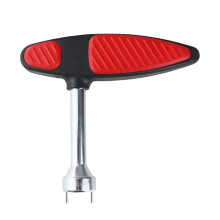 Golfs Spikes Wrench TwoPin Shoe Spikes Remover Twist Nails Puller Cleat Replacement Tool Black Red