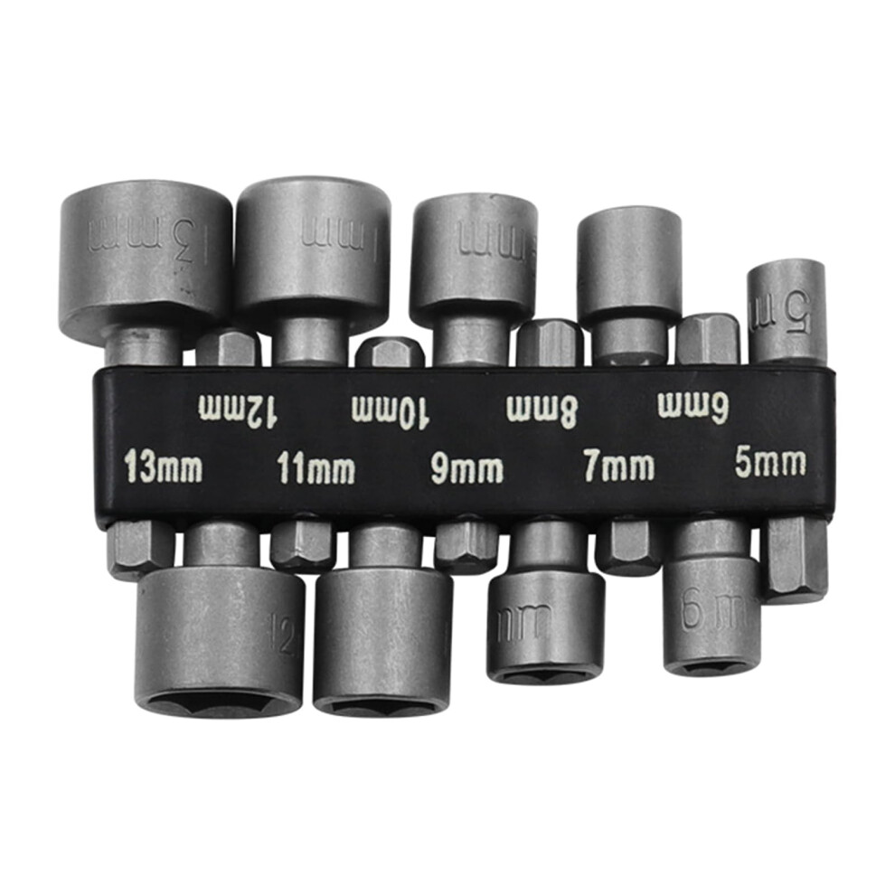 9/14Pcs Nut Driver Bit Set Torque Hex Socket Wrench Extended Reach For Pneumatic Screwdriver 9199774968287