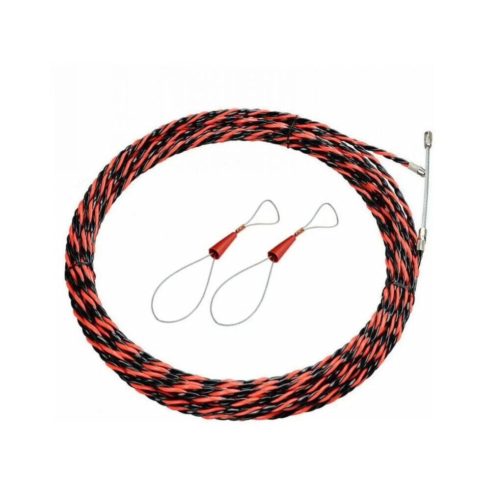 Cable Threading Device For Conduit Wiring, Flexible Spring Head Retractable Fish Tape Wire Puller With 6Mm Diameter Spring Guide Head And 360 9009791508673